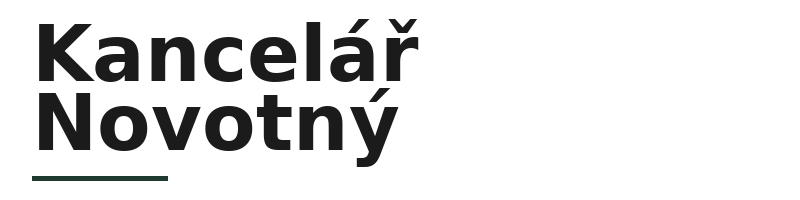 Kancelář Novotný logo